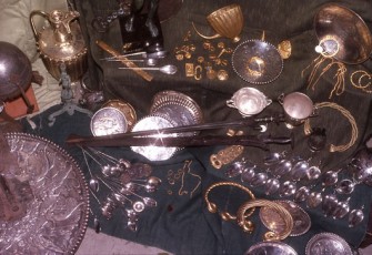 Treasure! Well, fake ‘bling’ if the truth be known. Here are some of the metal replicas that I have made. 