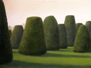 ‘Packwood House topiary’  28.5 x 38.5 cm. AVAILABLE. A part of the Yew Garden at a Tudor manor house in Warwickshire.