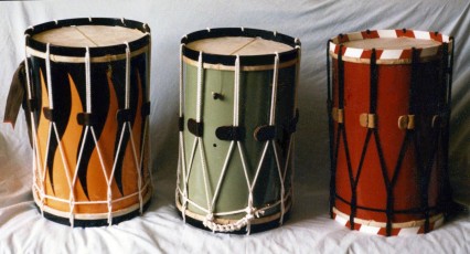 I love early music and used to play and make various old instruments. I specialised in making replicas of old percussion instruments, for example these renaissance tabors.