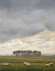 ‘Arbor Low, Derbyshire’  90 x 70 cm. AVAILABLE. This is part of Arbor Low, an ancient stone circle in Derbyshire. It’s on private land but if you enter via a farmer’s gate you can walk up to it as long as you put a payment of £1 into the box beside the gate. How very English. It’s another very powerfully atmospheric place, sometimes called ‘The Stonehenge of the North’. Even those who are stone-hearted are emotionally moved in such places; why? We only know they mattered a lot once. Maybe they still do in ways we can’t put into words.